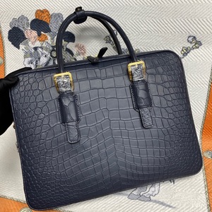 New genuine crocodile <b>leather</b> briefcase for <b>men's</b> business shoulder <b>bag</b> briefcase - Product Image 5