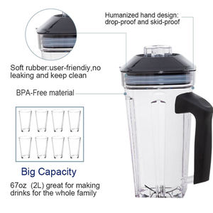 En iyi karıştırıcılar satın almak, ağır ticari hindistan cevizi blender, ağır hizmet tipi endüstriyel mutfak blender - Product Image 3