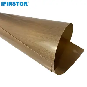 0.18mm Brown Waterproof Architecture Membrane Structure PTFE Coated Fiberglass Fabric Made In China