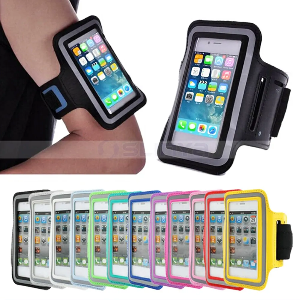 GYM Running Sports Pouch Case for iPhone Arm Band Durable Mobile Phone Waterproof Sport Bag Cases Cover