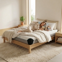 Matelas en mousse personnalisé avec logo OEM, haute densité, durable, sans formaldéhyde, pour marque de distributeur, vente en gros, usine