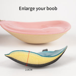 女性用女性用プッシュアップニップルブラセクシーランジェリーセクシーワイヤレスリフト胸タイ - Product Image 2