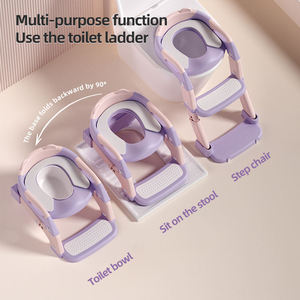 Siège de toilette pliable 3-en-1 pour enfants, style dessin animé, avec marchepied et <span class=keywords><strong>pot</strong></span> intégré, pour garçons et filles - Product Image 2