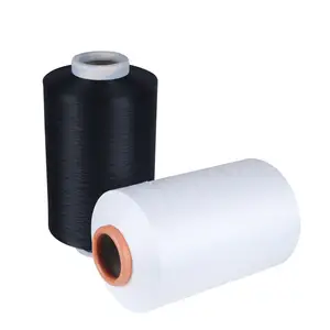 2024 840D High Tenacity Fabric Spandex Diaper Raw Material Elastic Rubber White Spandex Yarn Air Covering Machine