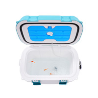 Seau pliable 13QT en LLDPE de qualité alimentaire, moderne, écologique, portable, étanche et réutilisable pour la pêche et la boisson