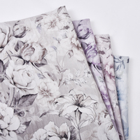 Kain Tenun Bunga Berkualitas Tinggi 150cm Bahan Nylon Rayon Cresbo Print untuk Pakaian Wanita