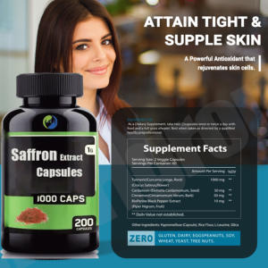 Ausreson Saffraan Extract Capsules Kruidensupplementen Veganistische Saffraan Extract Pillen Saffraan Capsules - Product Image 3