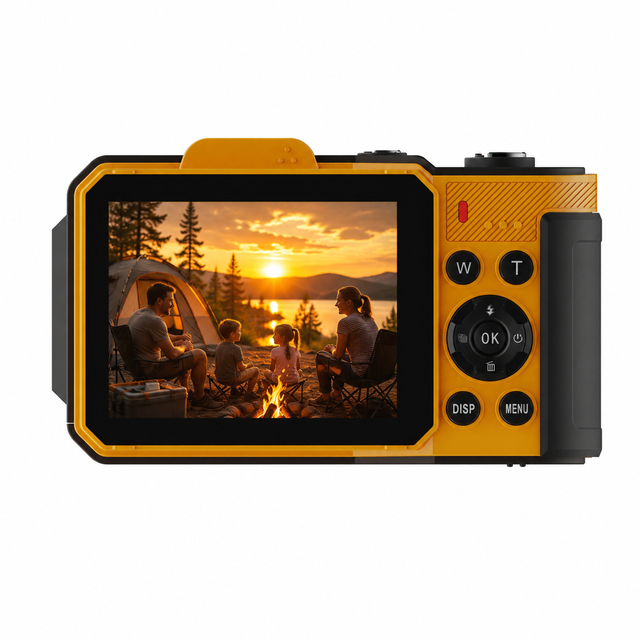 5K 30FPS Video Professional Mirrorless 80MP Vintage Retro Zoom Lenses Vlog Waterproof Digital Cameras