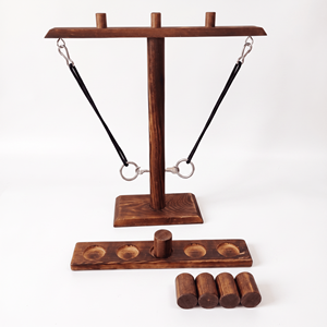 Jeu de lancer d'anneaux en bois personnalisé, vente en gros OEM ODM, jeu de table interactif de lancer d'anneaux et de crochets, jeu de boisson pour bar, famille et fête - Product Image 6