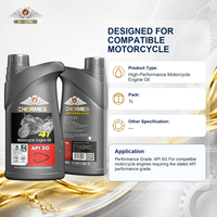Huile moteur pour moto API SG Premium 1L Fabricant de marques privées OEM