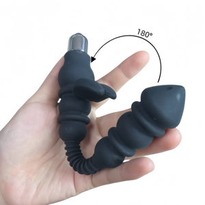 Masseur de prostate en silicone, jouets sexuels anaux pour homme, jouets sexuels, plug anal vibrant, vibrateur anal en silicone - Product Image 3