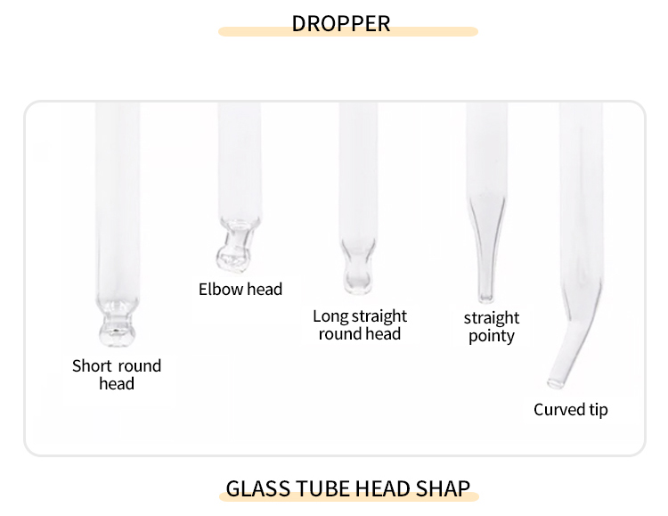 Transparent Childproof cap Essential Oil Dropper Bottles 1oz 2oz