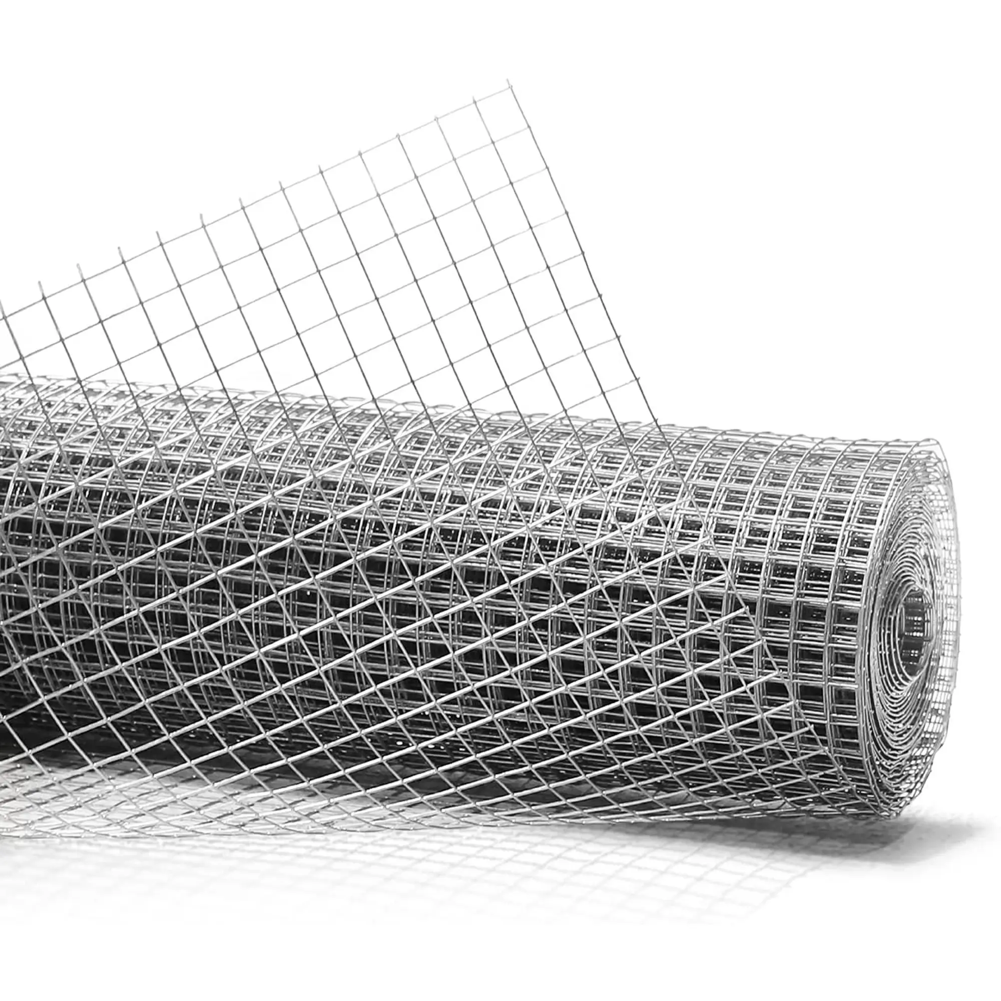 5ft x 150ft 10/10 GA 2x2 4x4 6x6 foro quadrato recinzione rotolo zincato rete metallica saldata peso