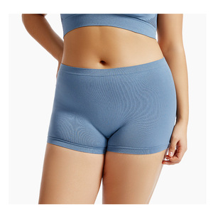 Shorts de sport pour femmes fabriqués en Chine, taille mi-haute, culotte sans couture en tricot, sous-vêtements sûrs pour femmes, shorts, culottes - Product Image 5