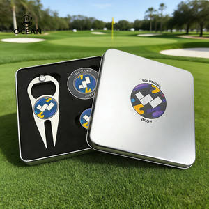 Kit Cadeau de Golf Personnalisé Direct Usine 2-en-1 : Outil de Repositionnement de Balle et Marqueurs de Balle en Forme de Jeton de Poker – Vente Chaude à <span class=keywords><strong>Prix</strong></span> Bas - Product Image 2