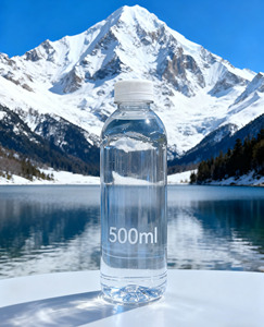 Gazlı içecekler Soda şampanya maden suyu ve suyu için 500ml PET plastik su şişesi - Product Image 2