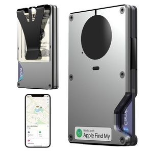 กล่องของขวัญพร้อมระบบป้องกัน RFID วัสดุคาร์บอนไฟเบอร์และโลหะ สำหรับใส่บัตร Apple Find My และกระเป๋าสตางค์ - Product Image 1