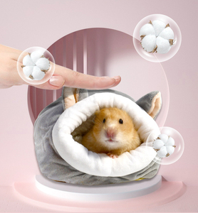 <span class=keywords><strong>Hamster</strong></span> Fournitures Coton Nid Ours En Soie Dorée Dragon chat Hérisson Écureuil Lapin-Pour L'hiver <span class=keywords><strong>Chaleur</strong></span> Et Isolation - Product Image 5