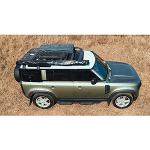 Boîte de rangement latérale <span class=keywords><strong>pour</strong></span> <span class=keywords><strong>tente</strong></span> de voiture en ABS noir <span class=keywords><strong>pour</strong></span> <span class=keywords><strong>Defender</strong></span> 90 2D 110 4D 2020-2023 - Product Image 4