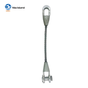 สลิงยกของแบบเปิด-<span class=keywords><strong>ป</strong></span>ิด HIDEA พร้อมปลอกอลูมิเนียมอัดขึ้นรู<span class=keywords><strong>ป</strong></span> สายสลิงแบบมี<span class=keywords><strong>ป</strong></span>ลอกหุ้ม  แบบหลายรูปแบบ ชุบกัลวาไนซ์  ผิวเงา - Product Image 5