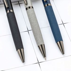 1.0Mm Custom Logo Multi-<b>Color</b> Pu Metal Ballpoint Rotating Business Promotional Gift <b>Pen</b> - Product Image 3