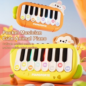 Mini Piano Électrique de Simulation de Dessin Animé <span class=keywords><strong>pour</strong></span> l'Éveil des Enfants, Multi-modes, Instrument de <span class=keywords><strong>Musique</strong></span> Éducatif - Product Image 3