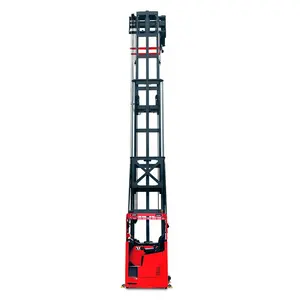 Battery Powered Very Narrow Aisle Battery Truck Electric Stacker Forklift Truck 3 Way Electric Pallet Stacker