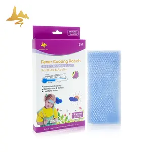 Wegwerp Hoofdpijn Warmte Verlichten Gips Baby Cooling Gel Pad Koorts Cool Patch