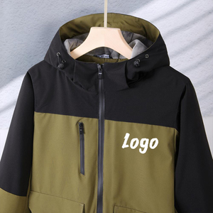 Men Sport <b>Jacket</b> Casual Athletic <b>Jacket</b> Hooded High Elastic Zipper Print <b>Jackets</b> For Men Autumn - Product Image 4