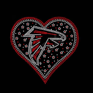 <span class=keywords><strong>Spurs</strong></span> baloncesto Logo Heart Hot Fix Rhinestone Motif Prensa <span class=keywords><strong>de</strong></span> calor Crystal Transfer Iron on Bling Diamond para camisa DIY - Product Image 4