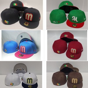 Cappello da Baseball Messicano Bestseller Transfrontaliero Sportivo Hip-hop con Scritta Ricamata Lettera M, Cappello da Uomo - Product Image 6