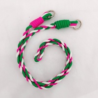 Cordon de téléphone portable en polyester, nylon, coton pp, double tressé, épais, bandoulière, corde, 8mm, chaîne, porte-clés, lanière en macramé
