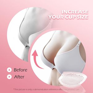 Silikon-BH-Einsätze und Brust verstärker können 2 Tassen verbessern Atmungsaktives und wieder verwendbares unsichtbares Silikon-Waben-Brust polster - Product Image 6