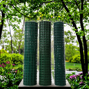 4x4 màu xanh lá cây PVC tráng hàn dây lưới hàng rào vuông lỗ hình dạng hàng rào <span class=keywords><strong>Net</strong></span> - Product Image 2