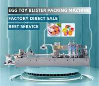 Machine d'emballage sous blister d'œufs surprise pour combos jouets et bonbons avec moules à double chambre