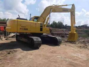 เครื่องขุด PC220-6 Komatsu มือสองแบรนด์ดังชิ้นส่วนหลักเครื่องยนต์รับประกัน1ปี - Product Image 5