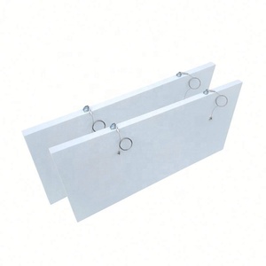 Panneaux acoustiques suspendus rectangulaires et carrés pour plafond, studio d'enregistrement, bureau, exposition, gymnase, courbes profilées, classe A2 ignifuge - Product Image 1
