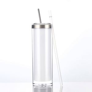 Vaso Simple de Doble Capa de Acero Inoxidable 304 con Diseño Recto Transparente para Agua Fría, Ideal para Regalo - Product Image 2