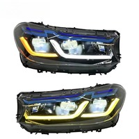 HETOP G32 Scheinwerfer 2017-2020 Zweifarbig GT 6er Serie G31 Upgrade DRL LED-Linse Auto-Scheinwerfer Plug-and-Play Zubehör für BMW