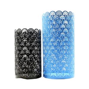 ชุดเชิงเทียนเฮอร์ริเคน2ชิ้นทำจากโลหะเหล็กทันสมัยสำหรับตกแต่งบ้าน - Product Image 5