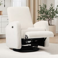 Chaise inclinable à moteur unique jusqu'à 160 ° pour les nouvelles mamans dans les pépinières, les chambres ou les espaces de vie.