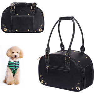 Borsa da <span class=keywords><strong>Trasporto</strong></span> per <span class=keywords><strong>Animali</strong></span> Domestici in Ecopelle PU, Ventilata e Portatile per Uso Domestico e All'aperto, Elegante e Alla Moda - Product Image 4