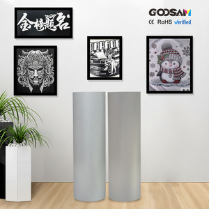 Goosam ม้วนฟิล์ม Dtf สำหรับสัตว์เลี้ยงพิมพ์ลายเปลือกเย็นด้านเดียวแบบพิเศษขนาด24นิ้ว30ซม. 60ซม. 30 60ซม. สีเงินแวววาว - Product Image 1
