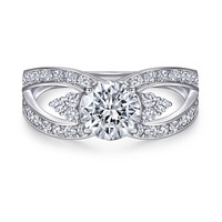 Lot de 3 bagues de mariage en argent Zircon pour femmes, ensemble de bijoux à la mode, Micro Set, 925