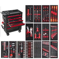 Servante d'Atelier Mobile en Métal à 7 Tiroirs pour Réparation Auto, Chariot à Outils Roulant en Acier, Coffre à Outils Inoxydable