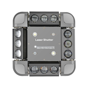 12 cái độ sáng cao 10 Wát RGBW 4-in-1 <span class=keywords><strong>LED</strong></span> Storm Beam Laser di chuyển đầu cho công viên chủ đề các ứng dụng - Product Image 4