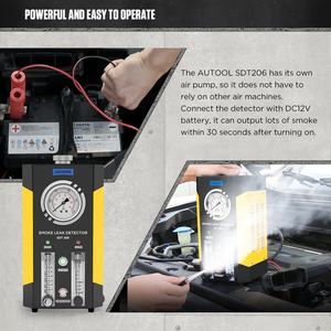 Détecteur de fumée portable pour atelier automobile AUTOOL SDT206, testeur de fuites et d'étanchéité, machine à fumée automobile SDT206 - Product Image 5