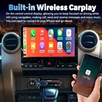 Écran IPS 9 pouces pour Land Cruiser 2007-2021 Lecteur multimédia Android pour voiture GPS CarPlay Montage sur tableau de bord Résolution 1920x720