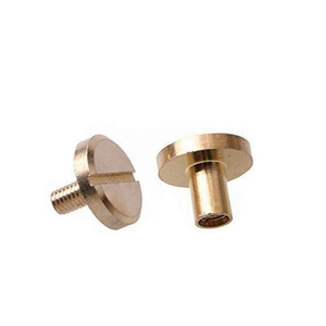 Rivets creux à tête plate en laiton, rivets tubulaires M2 M3 M4 M5, pour fixation électronique en cuivre - Product Image 1