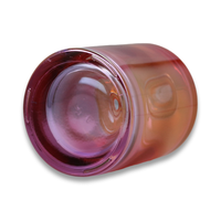 Diffuseur d'huile d'aromathérapie en verre vide de couleur dégradée de mode personnalisée bouteille pour voyage hôtel décoration de la maison